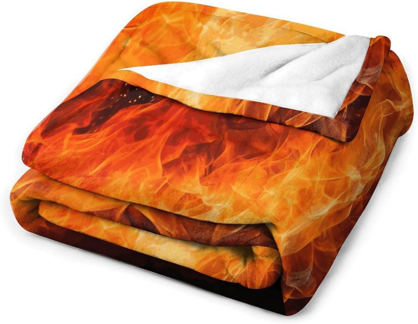 Roaring Flame Blanket Super Soft Lightweight Throw Blanket Cute Cozy Warm Bed Blanket Decorative Fuzzy Blanket All-Season Home Decor Gift for Sofa Couch Living Room 50"*60"（130 * 150cm）