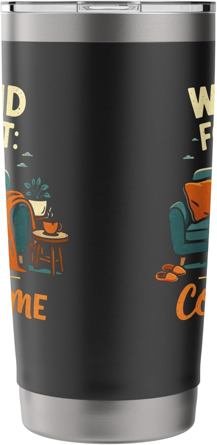 Weekend Forecast 100% Chance of Couch Time Funny Homebody Stainless Steel Insulated Tumbler
