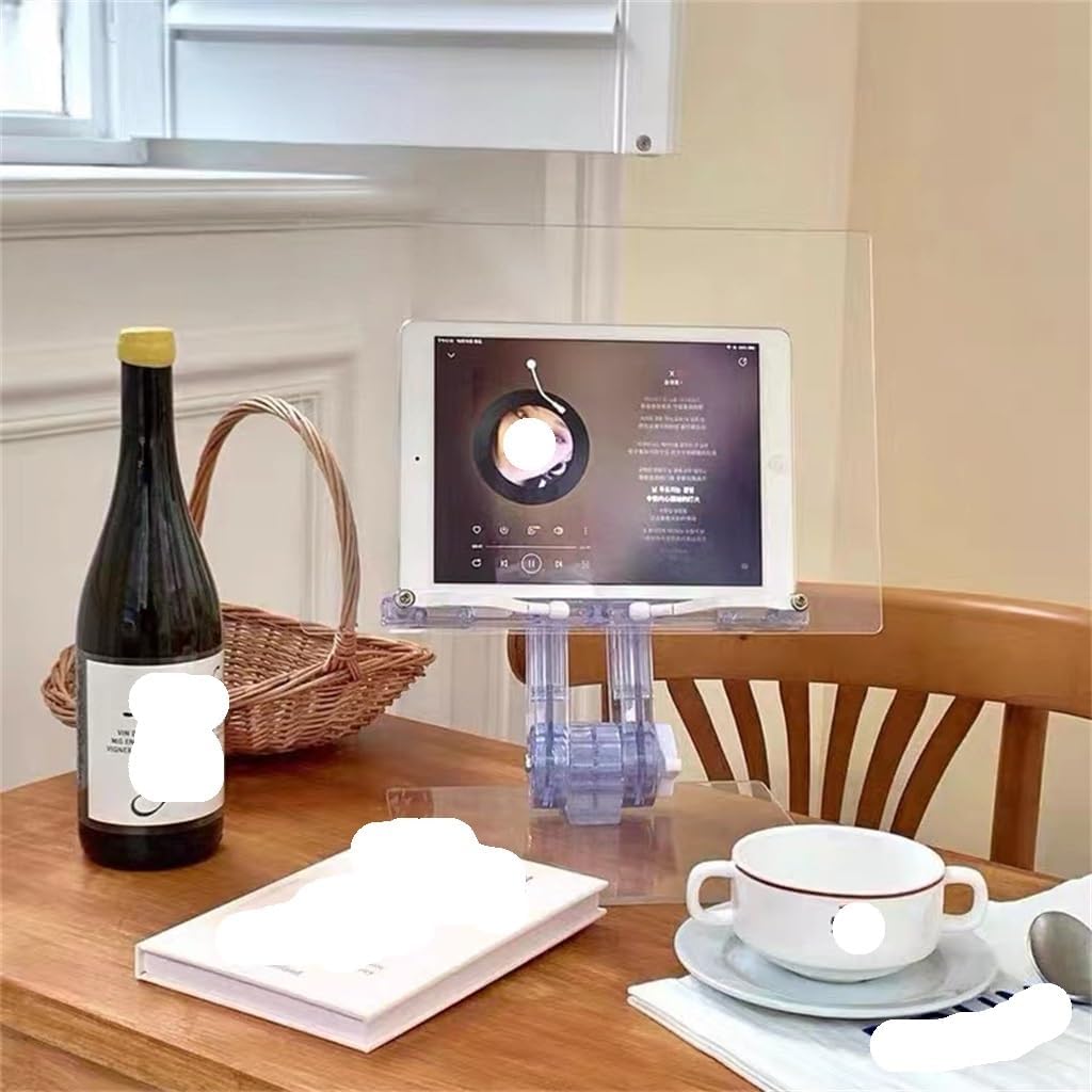Acrylic Reading Frame, Adjustable Tabletop for, Flat Stand for