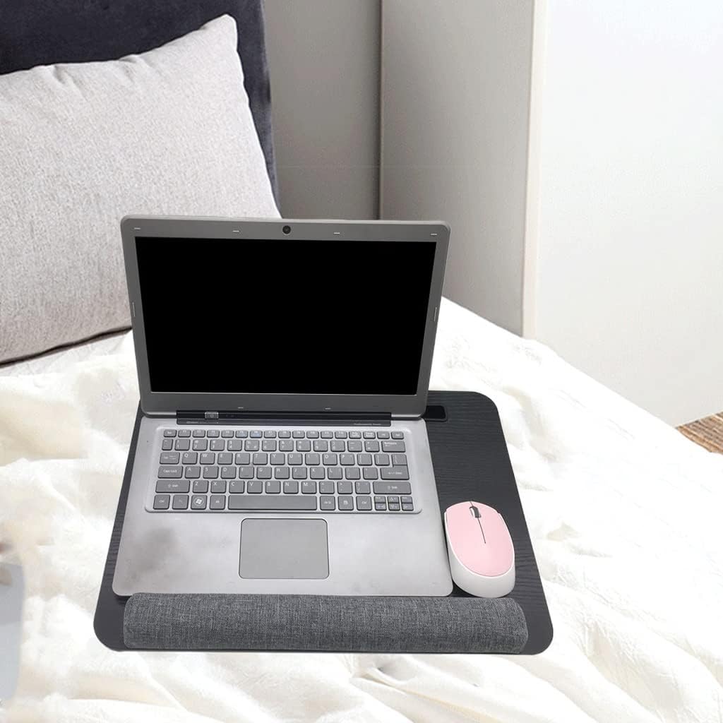 Portable 43x31cm Laptop Table Pillow Lap Desk Bookshelf Tray Tablet Stand Handy Learning Holder for Bed Notebook Outdoor