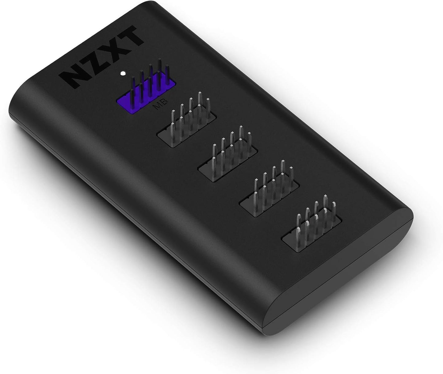 NZXT Internal USB Hub 3 - Expands 4 USB 2.0 Ports - Sleek Multifunctional Design - SATA Power Connection - Plug and Play