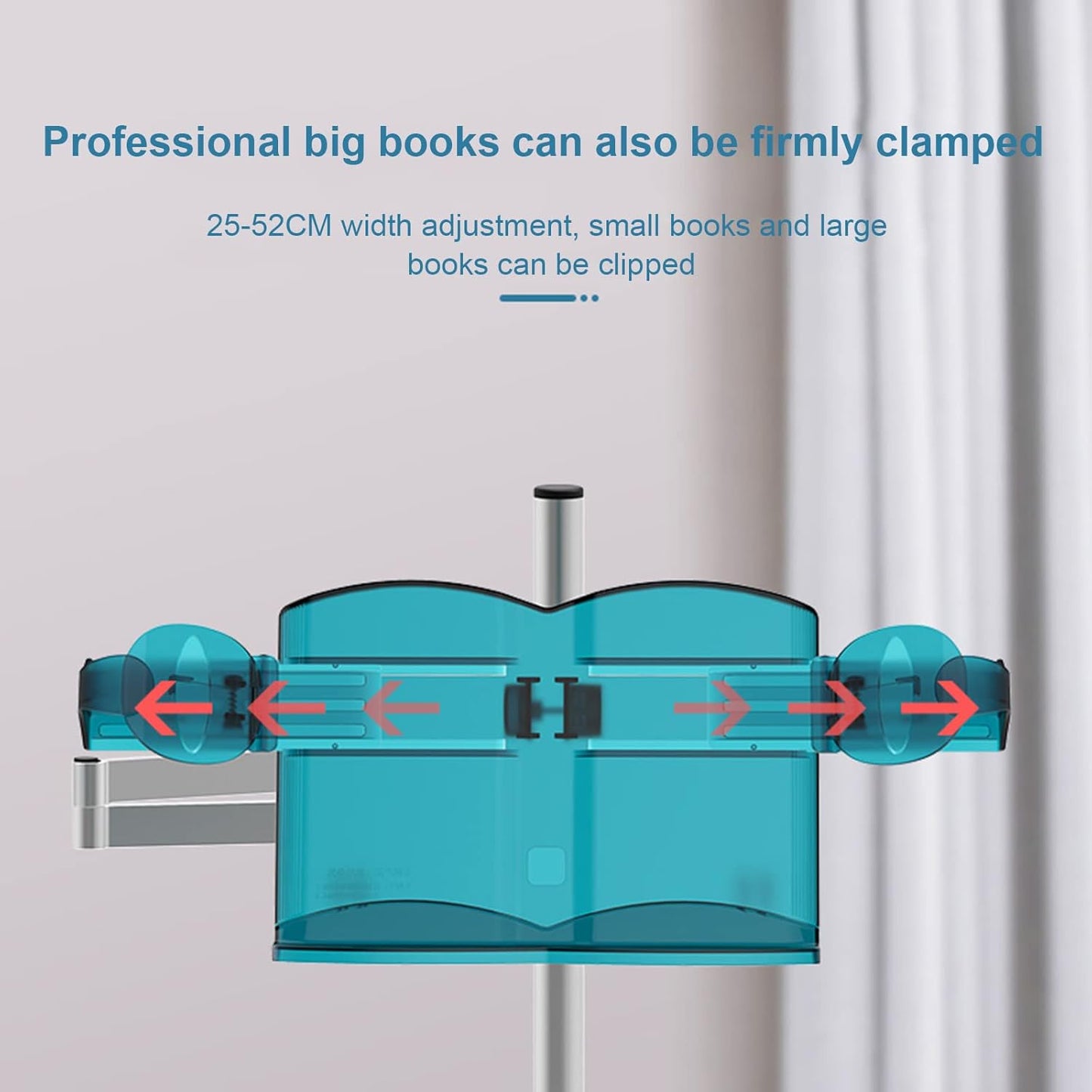 Bookholder Floor Stand, Height Adjustable Book Stand Holder Extra Large Sturdy Rolling Lectern Stand with Wheels, Cookbook Reading Desk Portable Sturdy Lightweight Bookstand (B) (B) (B)