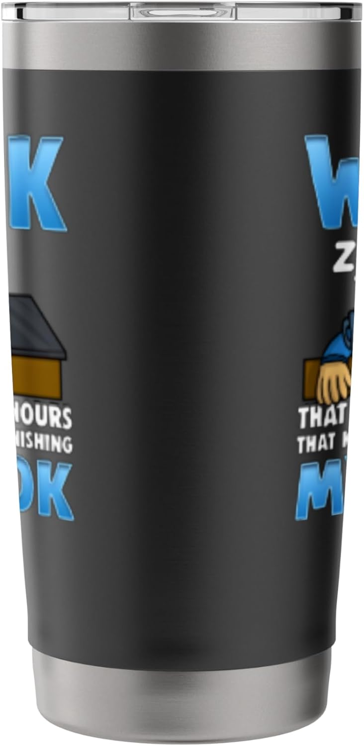 Work Keeps Me From Finishing My Book Funny Reading Addict Stainless Steel Insulated Tumbler
