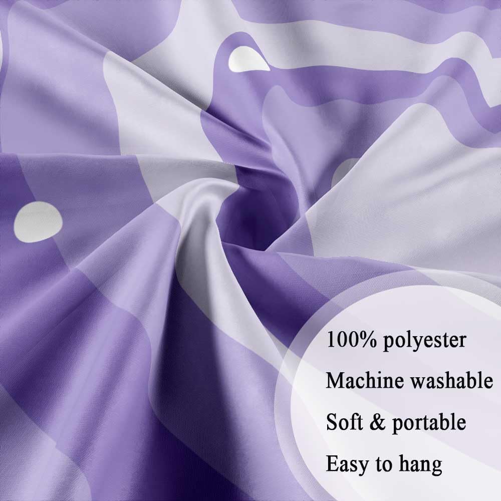 Drgilau Cute Purple Aesthetic Tapestry For Girl Bedroom, Purple Heart Shaped 2000s Hippie Wall Decor Tapestries, Woman Teen Girls Room Art Tapestry for College Dorm Living Room Decor 40X30 Inch