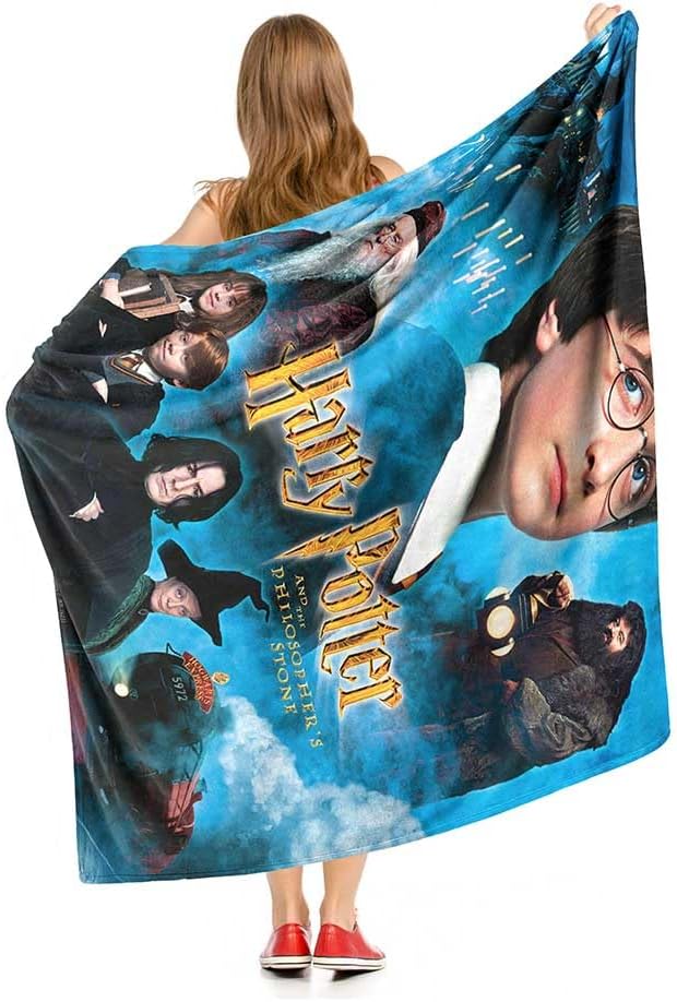 Northwest Harry Potter Silk Touch Throw Blanket, 50" x 60", Philosopher's Stone