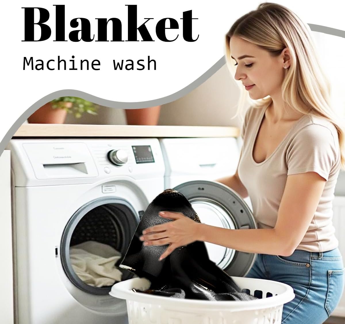 African American Woman Blanket Throw Black Gold Print Flannel Blanket Gifts for Girls Female Women African American Couch Bed Living Room Home Decor 49"x59"