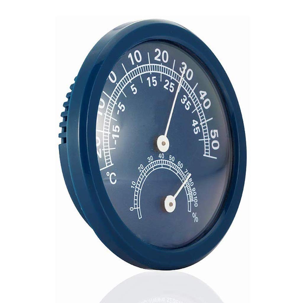 Thermometer,Portable Mini Pointer Temperature Meter Standing Round Dial Gauges Display