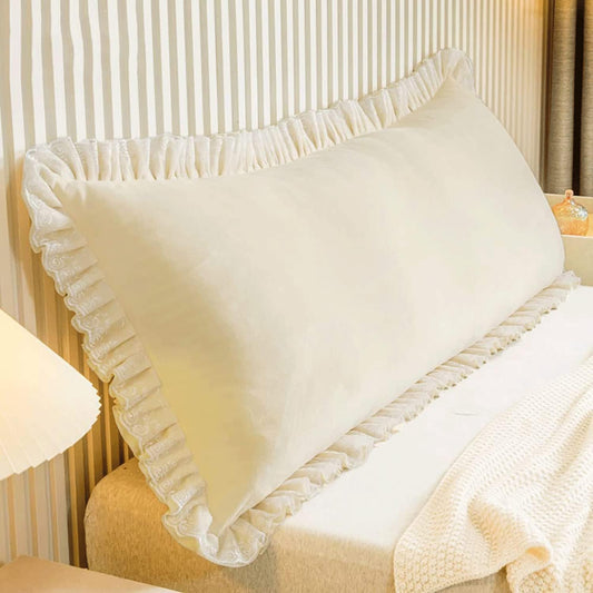 Large Headboard Reading Pillow Bedside Oversized Cushion Backrest Lumbar Pillows Positioning Back Support Bolster(Size:150x22x50cm(59x8.6x19.6),Color:White)