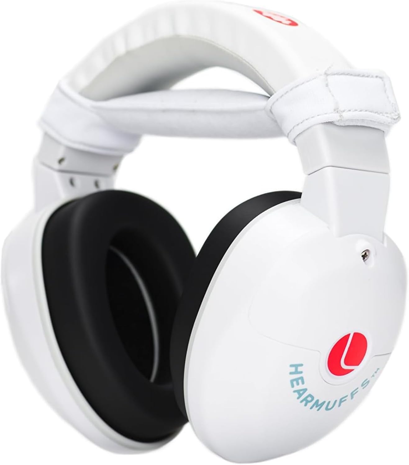 Lucid Audio HearMuffs Sounds, White - Over-the-Ear Hearing Protection for Infants & Toddlers - Includes Passive, Active & Sound Modes - Fits Children Ages 0-4 - Safe, Adjustable & Comfortable