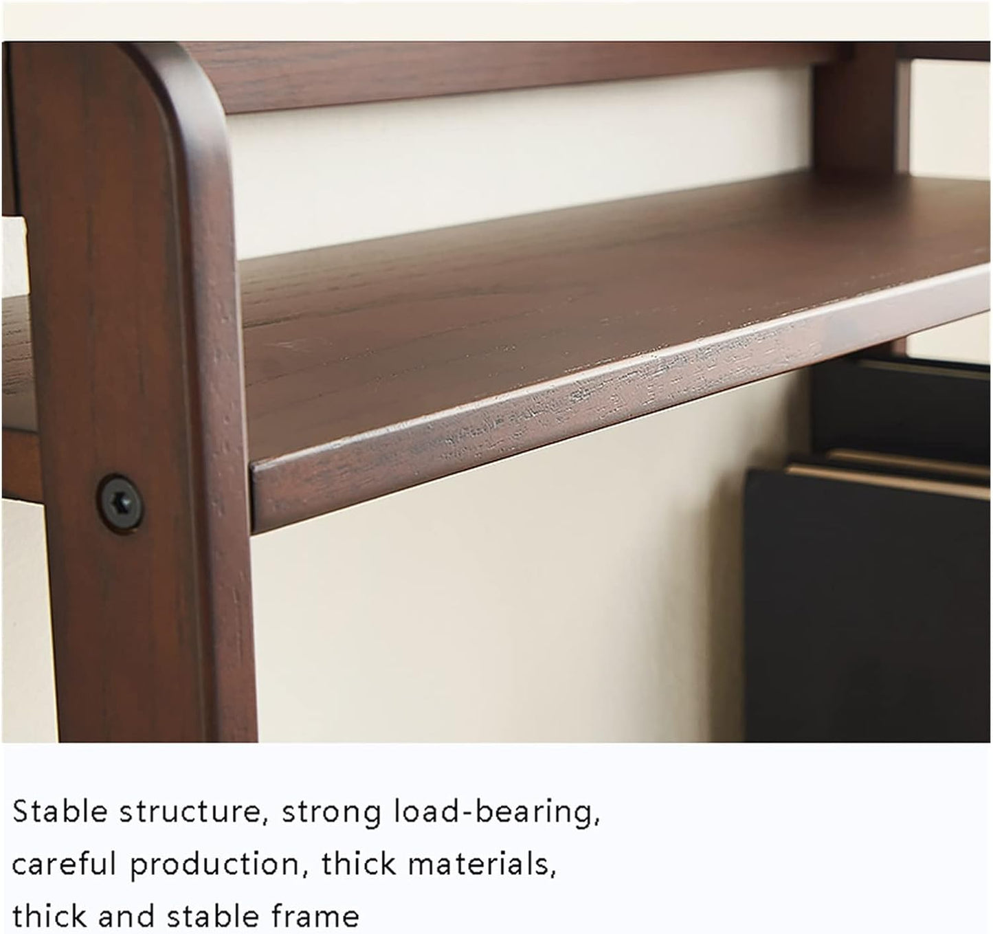 Bookcase Storage Rack Vertical Cabinet Bookshelf Industrial Bookshelf Narrow Modern Wood Bookcase, Small Storage Shelf Unit with Metal Frame for Home Office Vintage Open Display Shelves