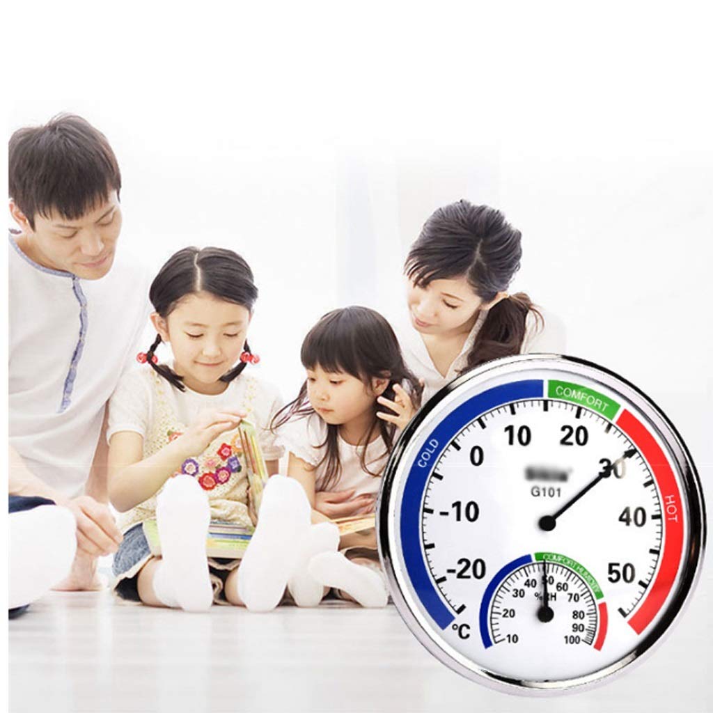 Digital Temperature and Humidity Meter, Indoor and Outdoor Decorative Thermometer, Suitable for Garden, Swimming Pool, Kitchen, Terrace