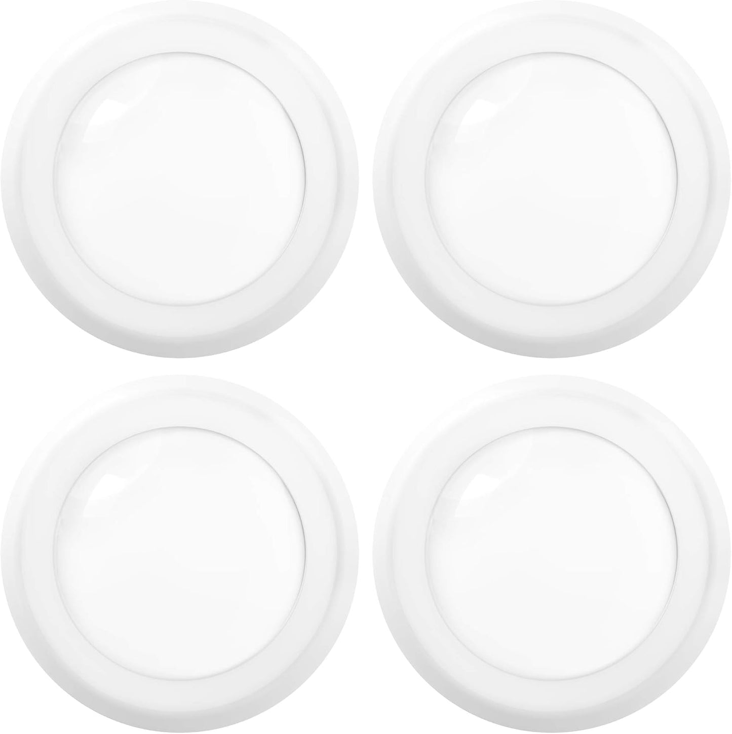 Sunco LED Disc Lights Ceiling 6 Inch, Flush Mount Disk Light, Recessed Can Lighting, 1050 LM, 15W (75W Equivalent), 5000K Daylight, Dimmable, Damp Rated ETL 4 Pack.