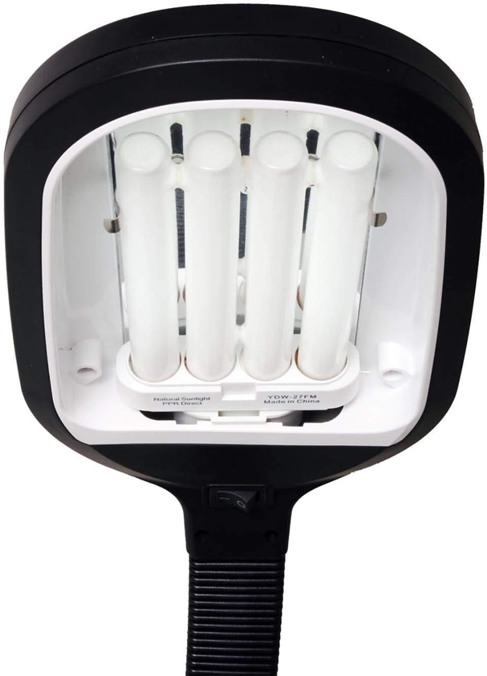 Black Hydrofarm FLF27D Desktop Plant Light with 27-Watt CFL Bulb