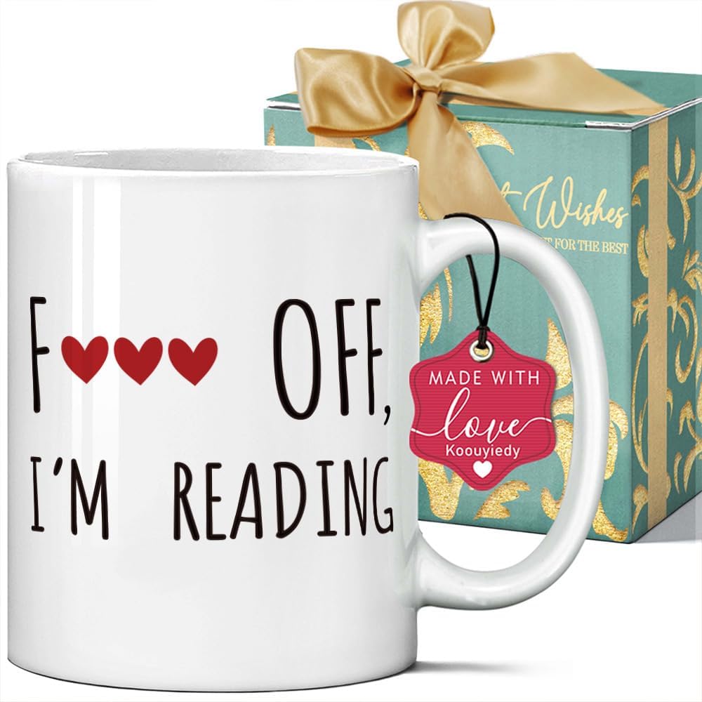 Funny Mug Gifts for Book Lover - Book Lover Gifts for Friend Bestie Readers - Librarian Mug Gift for Women - Bookish Gift - Bookworm Cup 11OZ