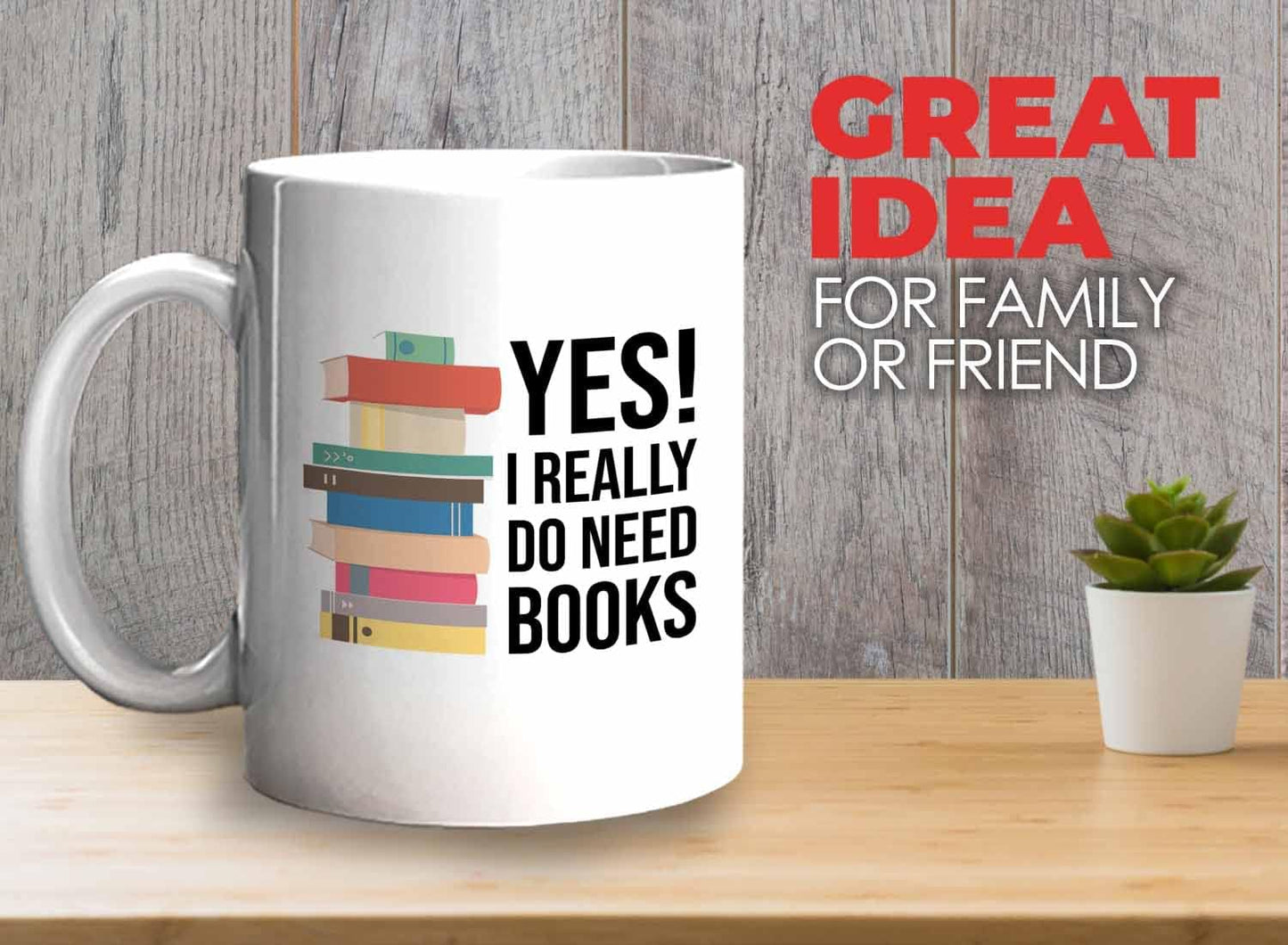 Bubble Hugs Writer Coffee Mug 11oz White - Yes I Really Do Need All These Books - Reading Book Lover for Bookworm Bibliophile Librarians Author Readers Bookish
