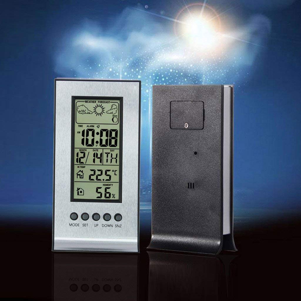Room Thermometer - Weather Forecast Clock Temperature Hygrometer Electronic