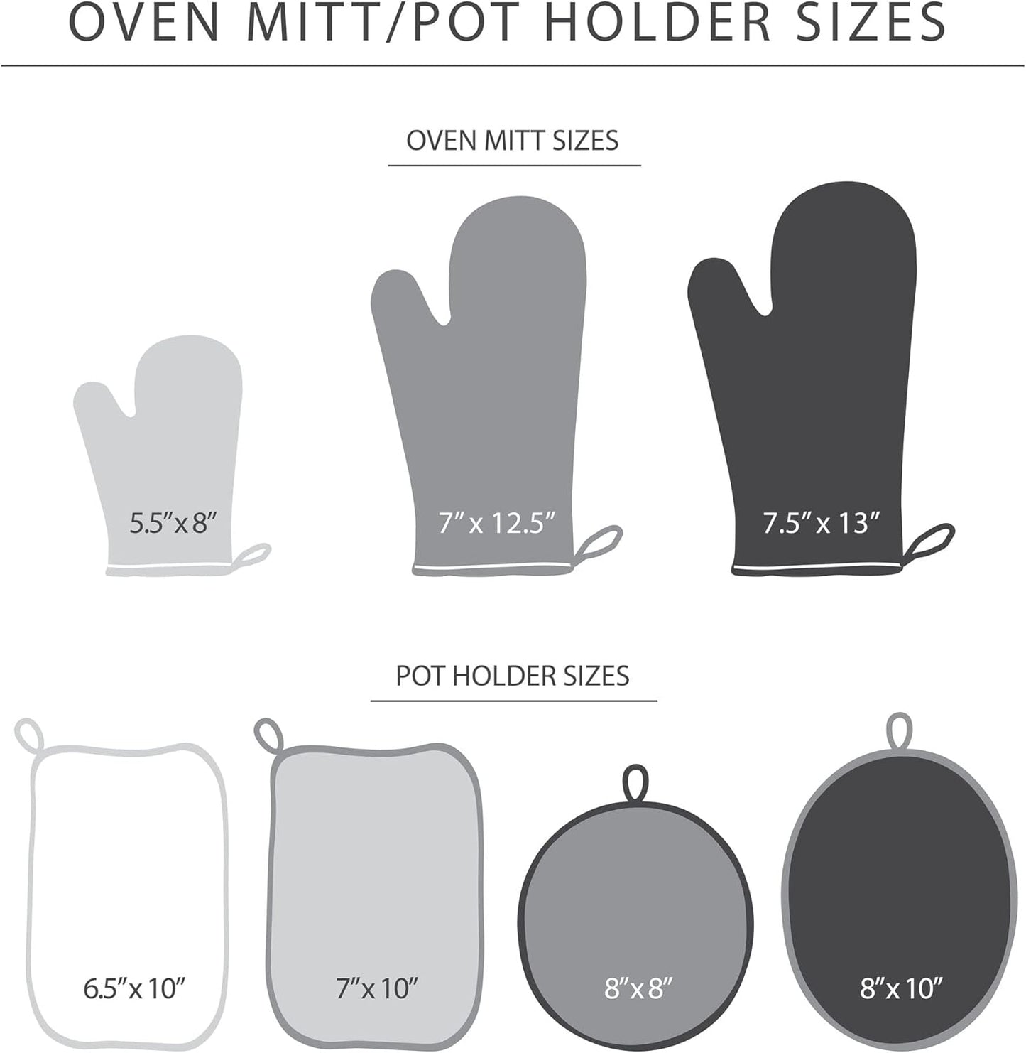 KitchenAid Beacon Two-Tone Non-Slip Mini Oven Mitt Set, Milkshake/Beige, 5.5"x8", 2 Piece