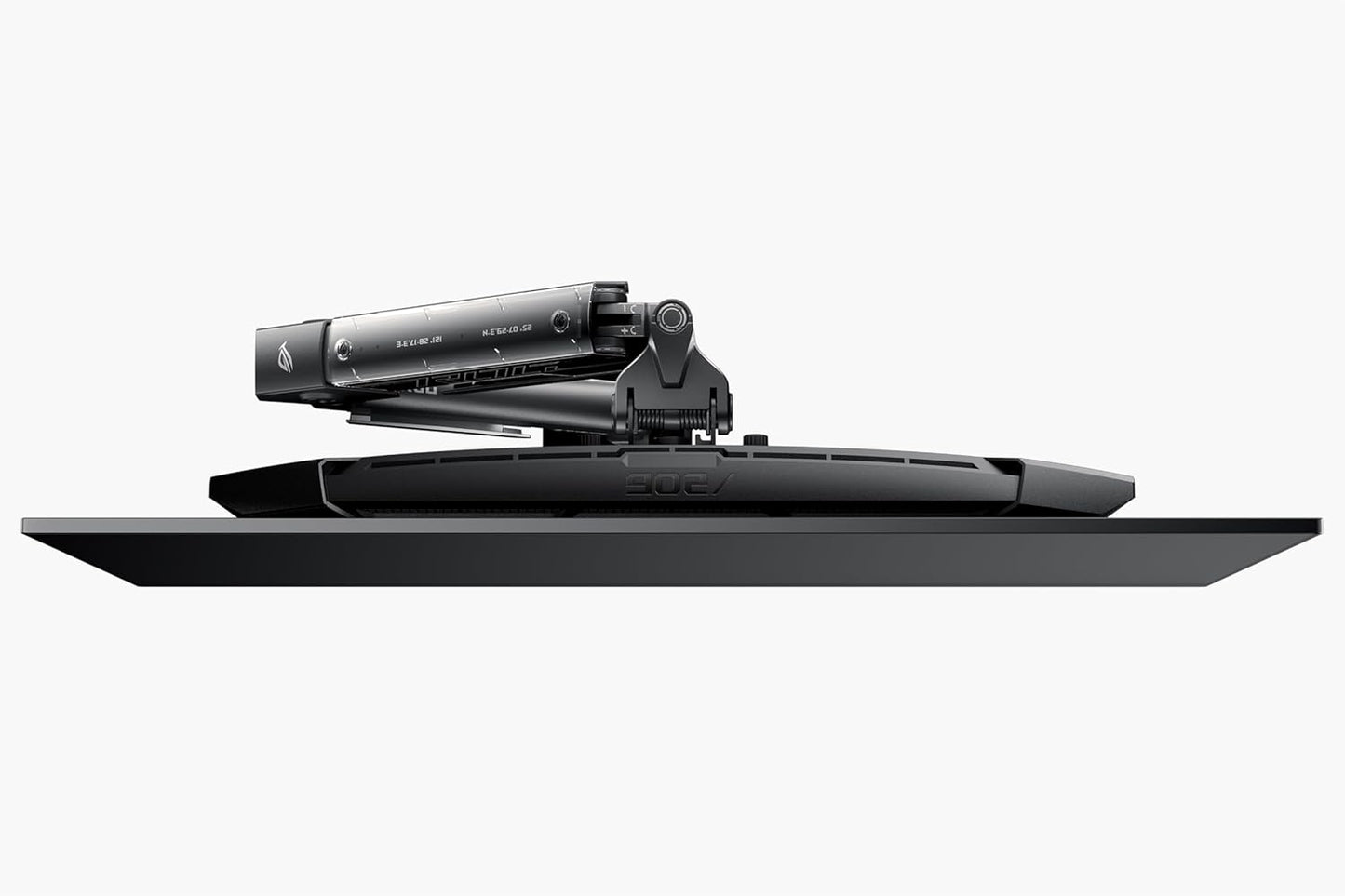 ROG Ergo Monitor Arm (AAS01R) – Mechanical Spring Monitor Mount with Desk Clamp and Grommet Mount, Holds Up to 49-inch* Within 13.5kg, Pivot/Swivel/Tilt/Rotation/Height Adjustable, VESA 100 x 100 mm