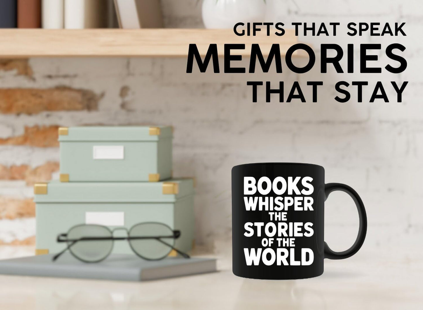 Reader Coffee Mug 11oz Black -Books whisper - Gift for Reader Book Lover Funny Reading Readers Writers Women Bookish Club
