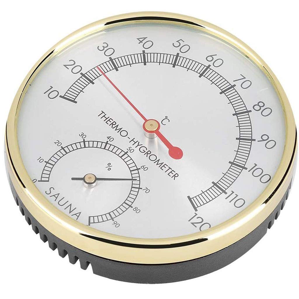 Sauna Hygrothermograph Thermometer Hygrometer Room Accessory for Houses Offices Workshops Schools Markets Warehouses