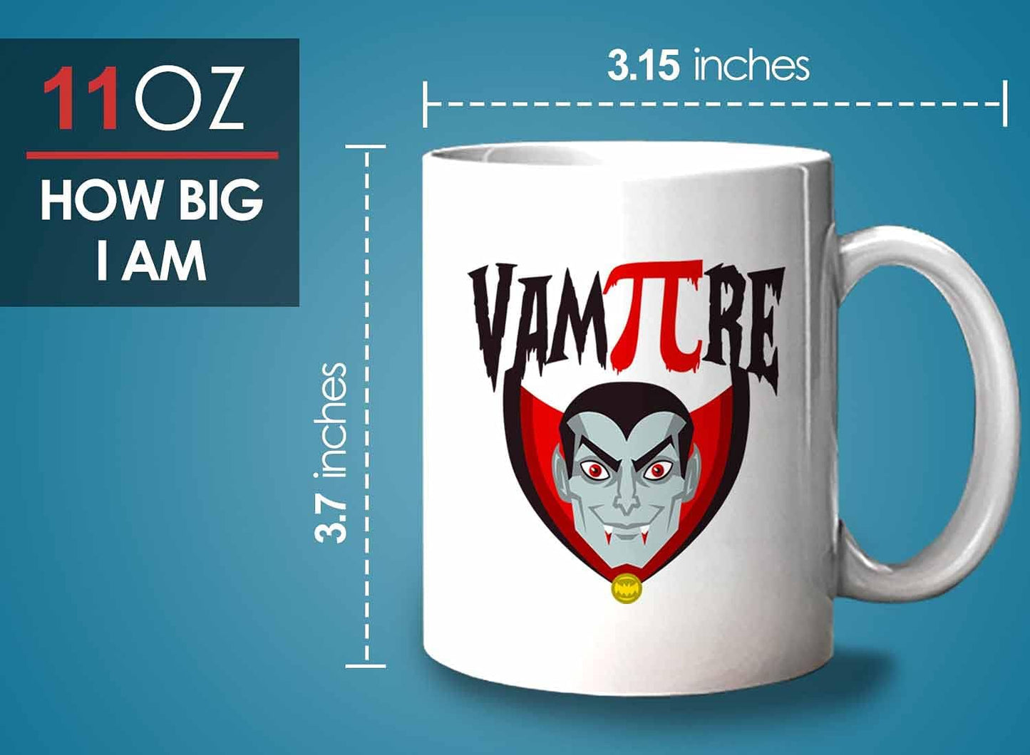 Bubble Hugs Math VamPIre Mug White 11 Oz - Funny Reading Book Lovers Literary librarian Halloween Reader - Hellowin, October, Costume, Cospla Horror, Ancient, Festival, Holida Decoration Ideas,
