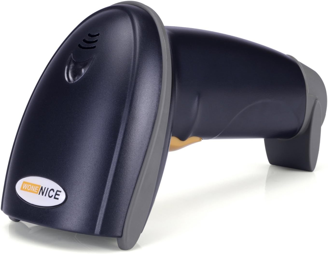 WoneNice USB Laser Barcode Scanner Wired Handheld Bar Code Scanner Reader Black