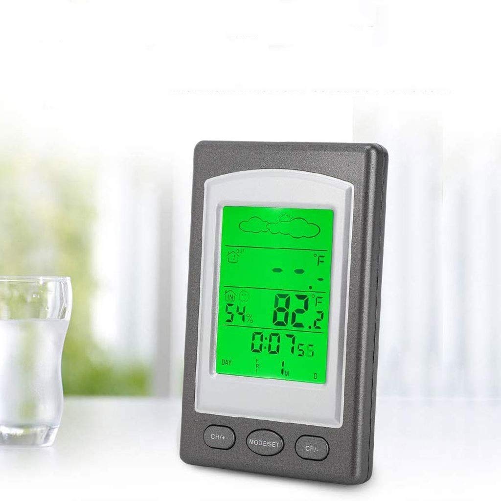 Room Thermometer - Multifunctional Indoor and Outdoor Temperature and Humidity Sensor