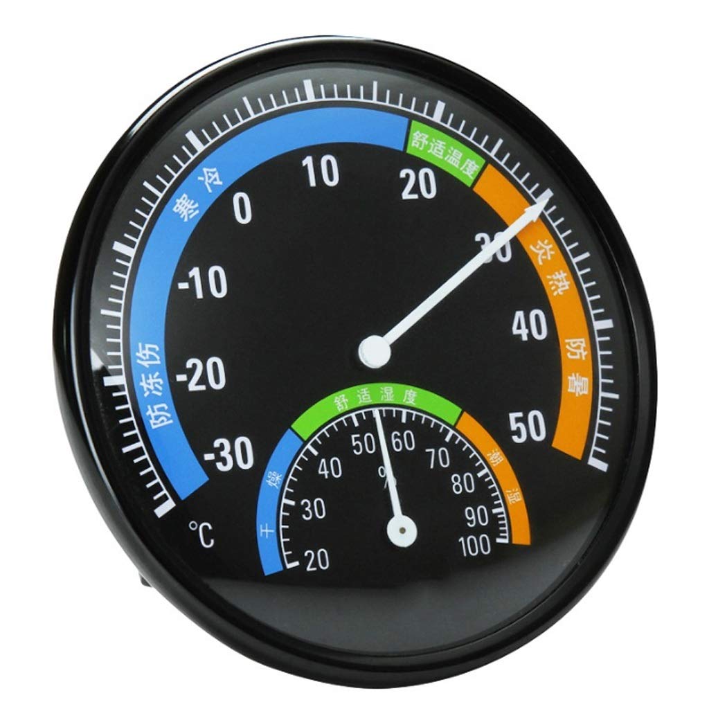 High-Precision Disc Large Temperature and Humidity Meter Precision Thermometer Home Indoor and Outdoor Children's Baby Room