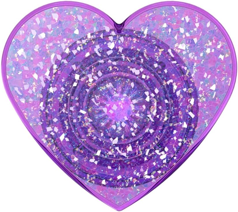 PopSockets Adhesive Phone Grip, Holder, Phone Stand, Heart - Confetti Heart