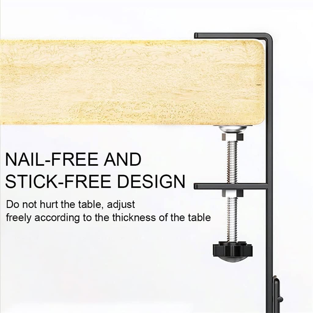 Under Desk Cable Organizer Wire Management Clamp Mount Large Capacity with Screw Sturdy Office Space Saving(Mcode)