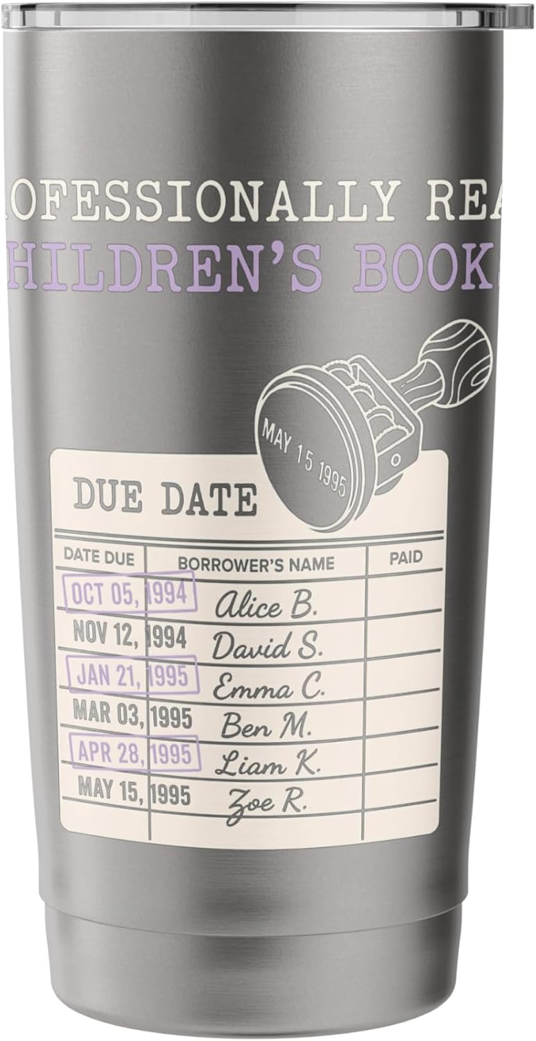 Still Read Childrens Books Librarian Teacher Reader Stainless Steel Insulated Tumbler