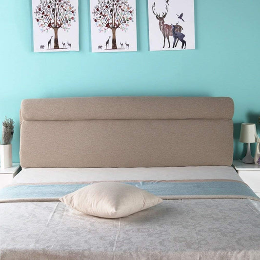 Headboard Bedside Cushion Pads Cotton Large Back Breathable Washable Do Not Fade, with Headboard/No Headboard, 5 Colors, 5 Sizes (Color : 2#, Size : No headboard-190cm)