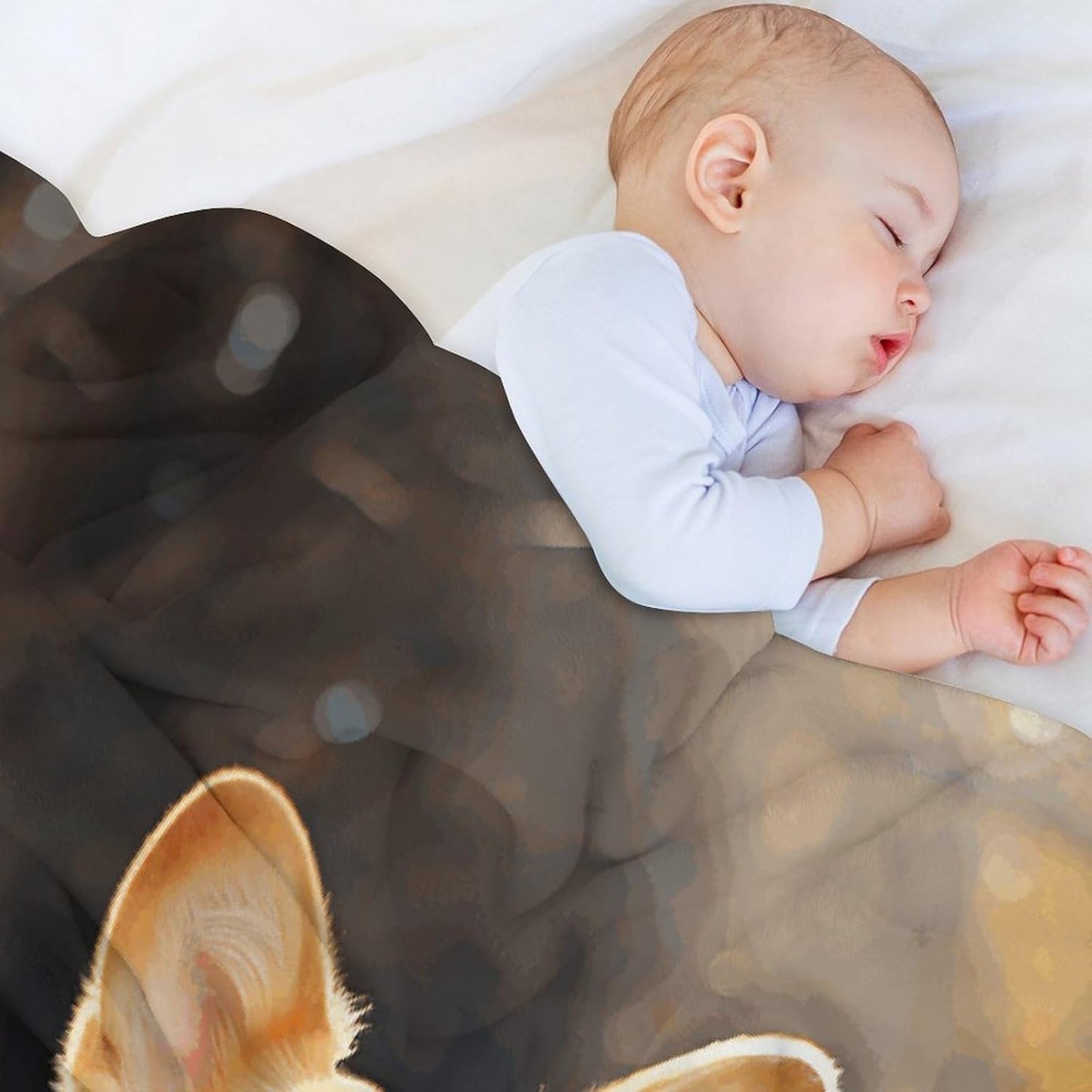 Corgi Dog Throw Blanket for Couch Super Soft Warm Lightweight Throw Blankets Cozy Flannel Bed Blanket Cute Decorative Blankets for All Seasons Home Decor Gift 30"*40"（76 * 100cm）