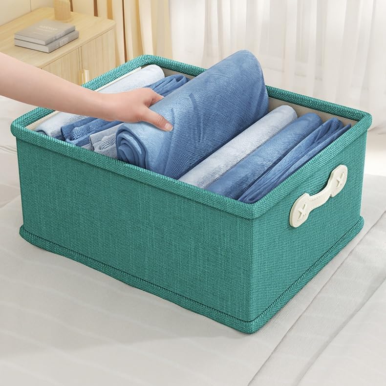 Household Clothing Pants Storage Box Foldable Large Capacity T-Shirt Sweater Wardrobe