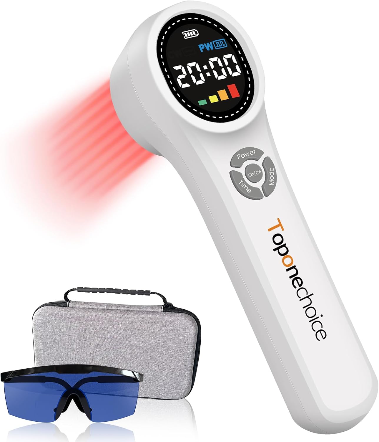 Red Light Therapy Device, 4x980nm+4x810nm+16x660nm, Near Infrared Light Therapy for Humans Body Pet Dogs Horses, Light Therapy Machine for Body Joint Back Knee Muscle Relax Pain Relief