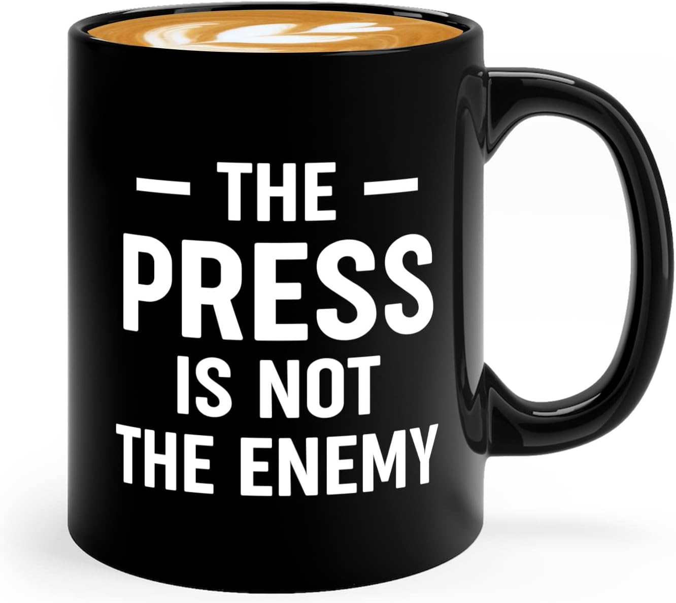 Journalist Coffee Mug 11oz Black -Not the Enemy - Reading Lover Book Club Gift Author Appreciation Writer Journalism Novelist Scriptwriter