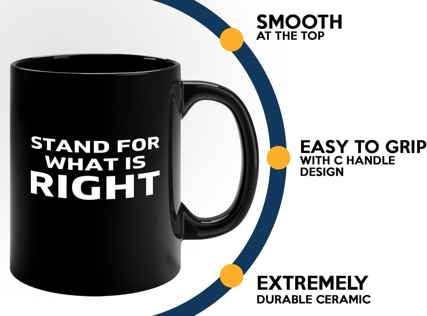 Journalist Coffee Mug 11oz Black -What Is Right - Reading Lover Book Club Gift Author Appreciation Writer Journalism Novelist Scriptwriter