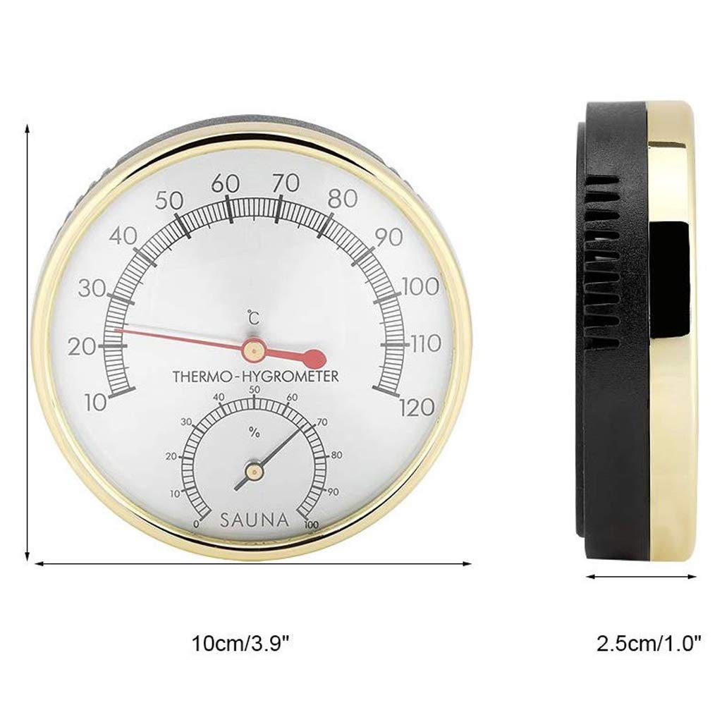 Room Thermometer Large Wall Thermometer-Hygrometer Indoor Outdoor for Patio, Pool, Kitchen, Garden, and