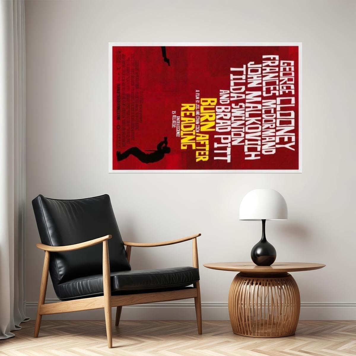 Besh Burn After Reading Movie 2008 Wall Art Print Movie Night Room Decor 18x24 Poster