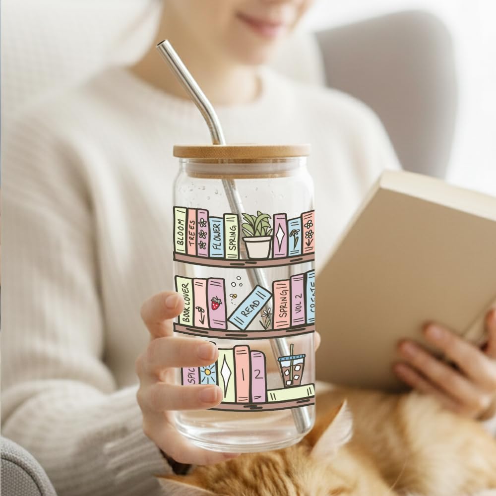 Cute Cup Book Lover Gifts for Women,Friend,Sister,Reader,Librarian,Bookish Gifts for Book Club,Books Mug Gift for Birthday,Christmas,Thanksgiving,Smutty Books lovers Gift -124