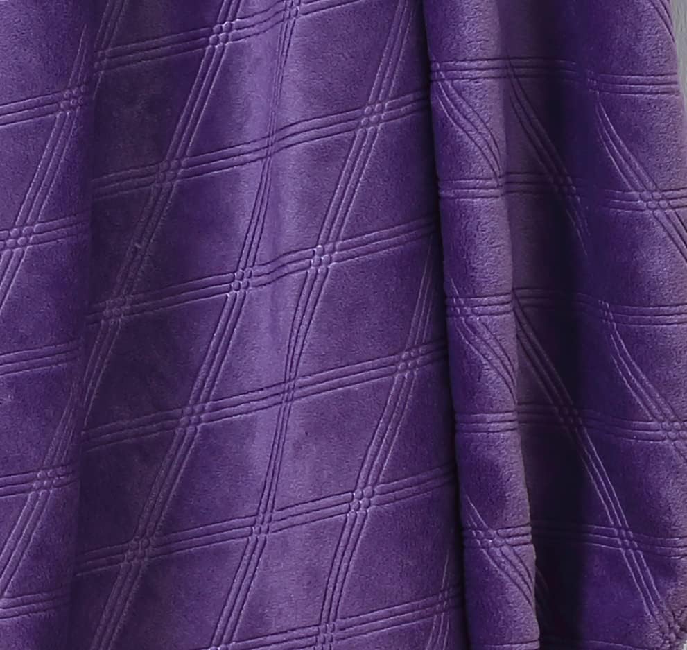 CREVENT Super Soft and Cozy Lightweight Fleece Baby Blankets for Boys and Girls/Kids/Infant/Newborns All Seasons(30"X40" Purple)
