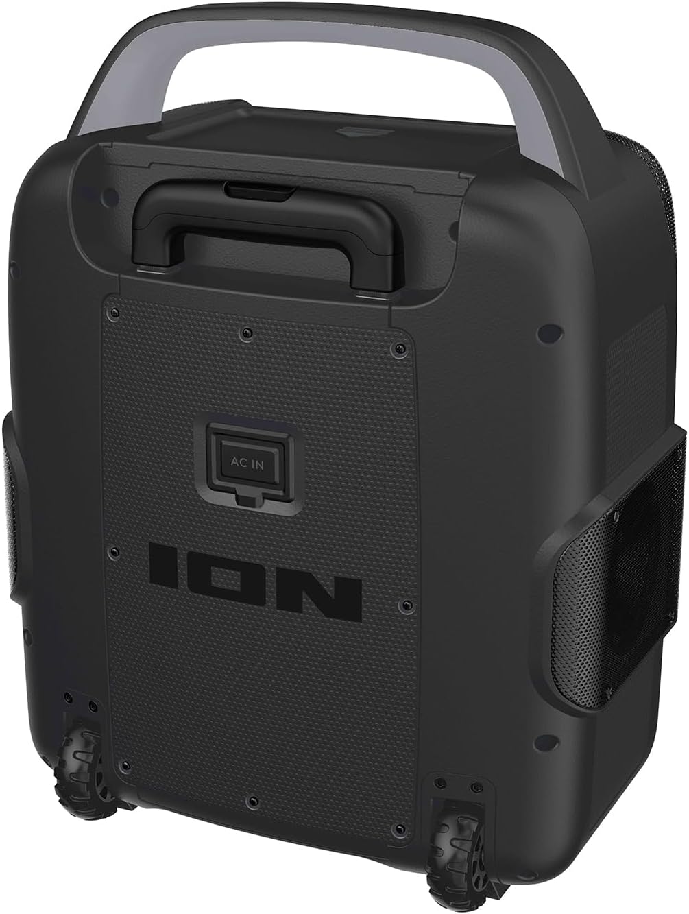 ION Sport 320-200 Watt Outdoor Bluetooth Party Speaker with Rechargeable Battery, FM Radio, Lights, USB Charging, App, Omni-Directional Sound