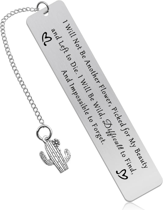 Inspirational Quotes Bookmarks for Women Book Lover Gift Inspirational Gifts for Women Friend Encouragement Metal Bookmarks Book Club Gifts Motivational Keepsake Cheer Up Uplifting Gift
