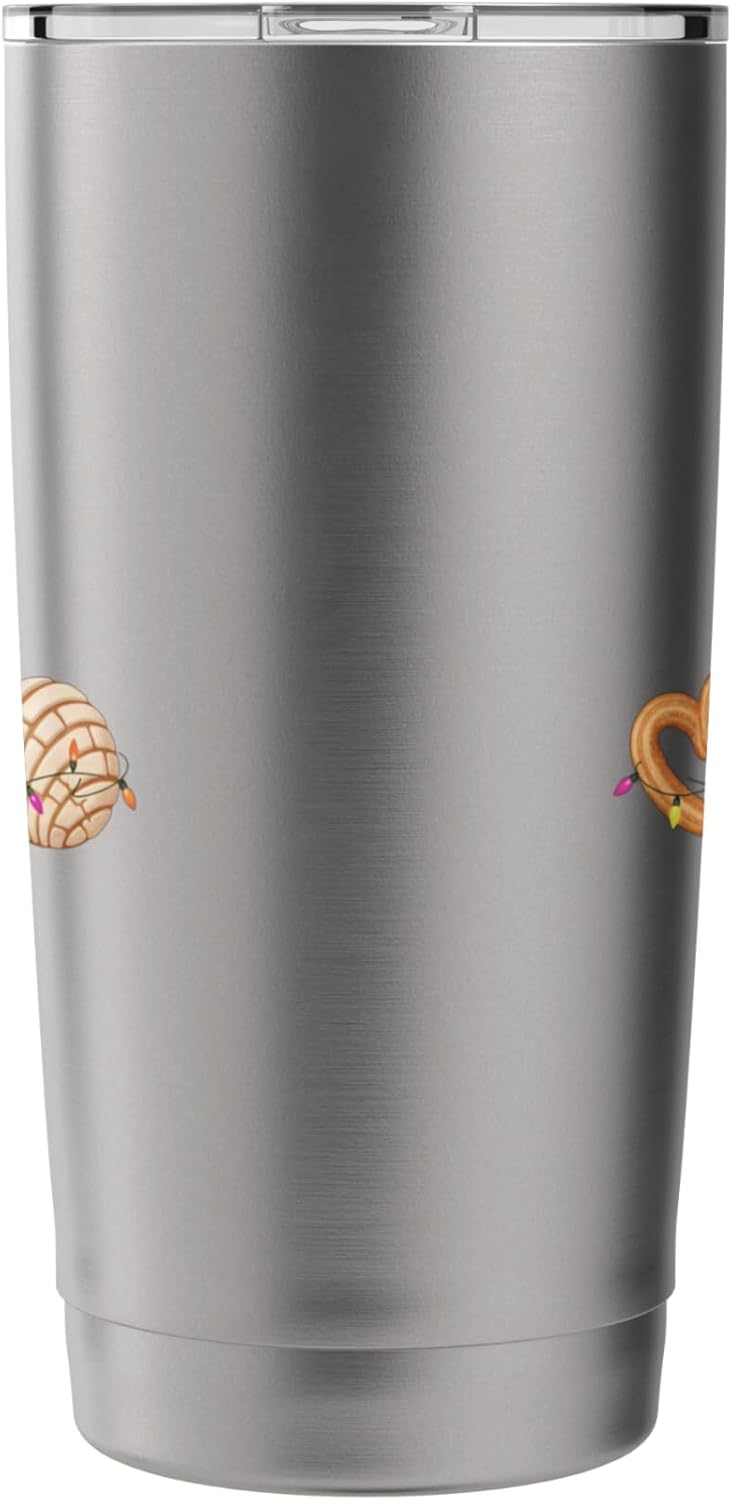 Tis The Season Latino Christmas Kids Pan Dulce Hot Cocoa Stainless Steel Insulated Tumbler