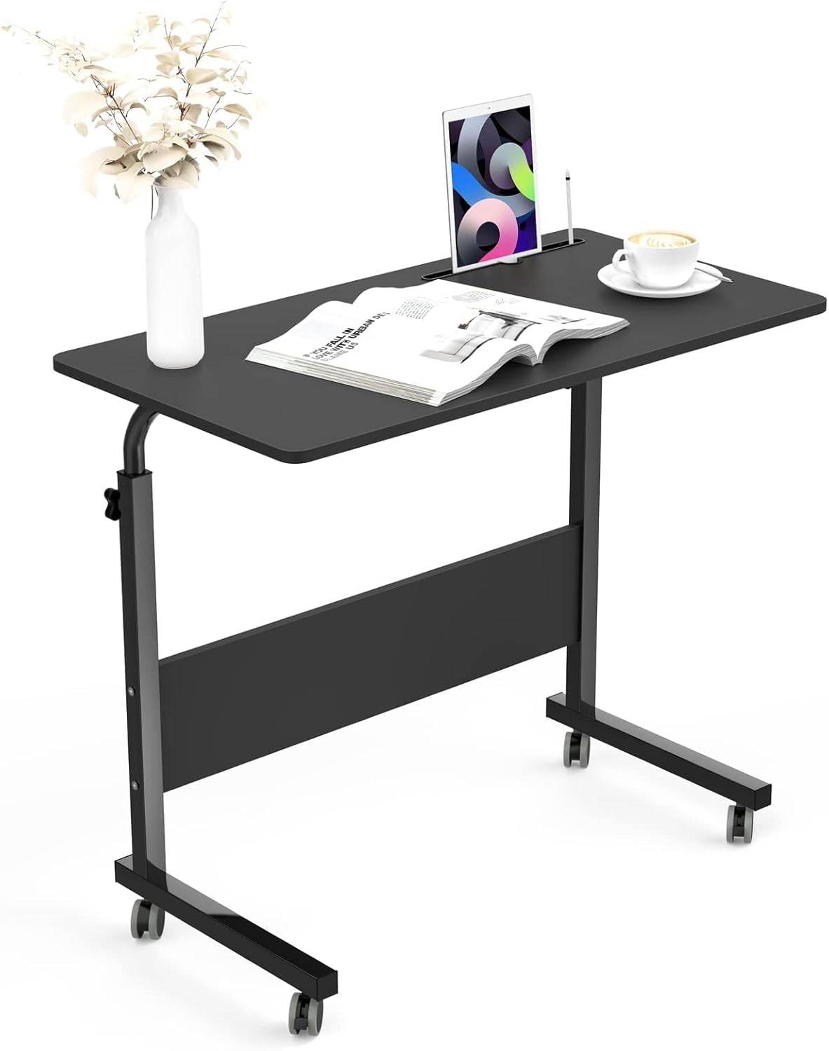 SogesGame 31.5 Inch Computer Desk, Modern Simple Gaming Desk Home Office Desks, Writing Study Table Small Desk