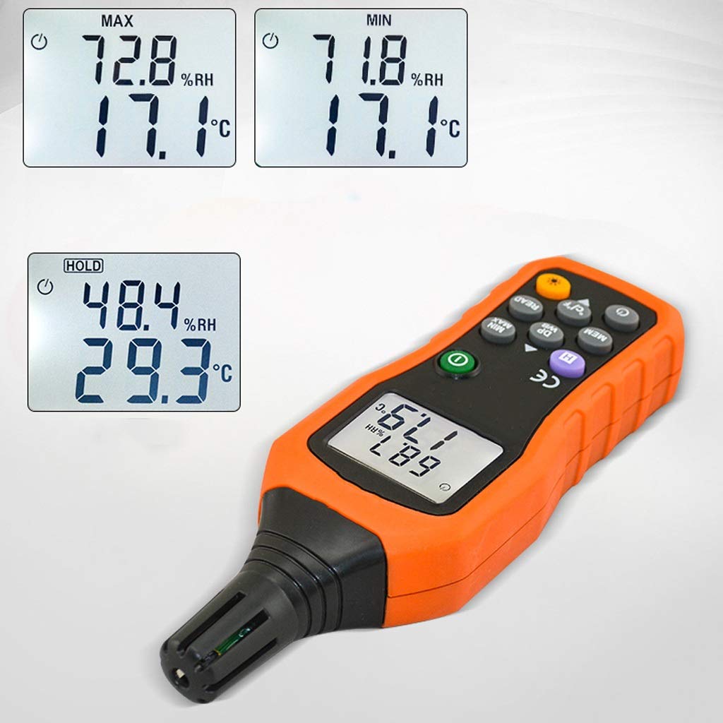 Digital Temperature and Humidity Meter High Precision Environmental and Measuring Instrument Wet Bulb Dew Point Thermometer