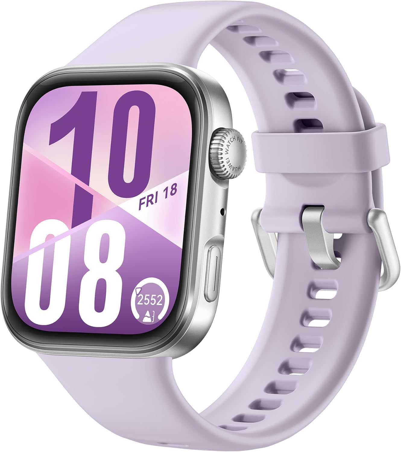 HUAWEI Watch FIT 4 Smartwatch, 100+ Training Modes, Ultra Thin Case, GPS Tracking, Up to 10 Days Battery Life, Bluetooth Calling, AMOLED, Compatible with iOS & Android, Purple