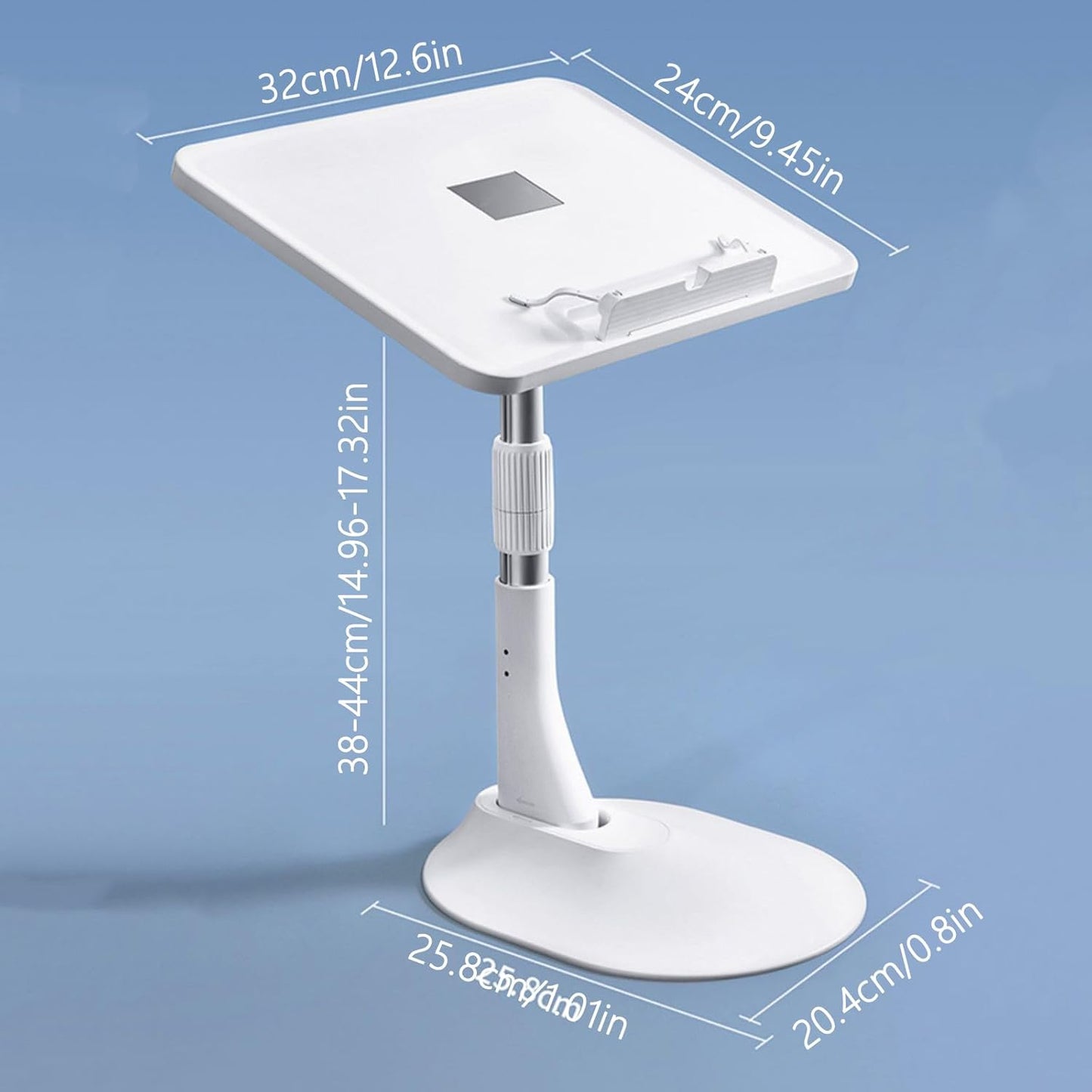 Book Stand Ergonomic Heights Angles Adjustable Laptop Adjustable Holder Tray Cooking Bookstands for Textbook Multipurpose