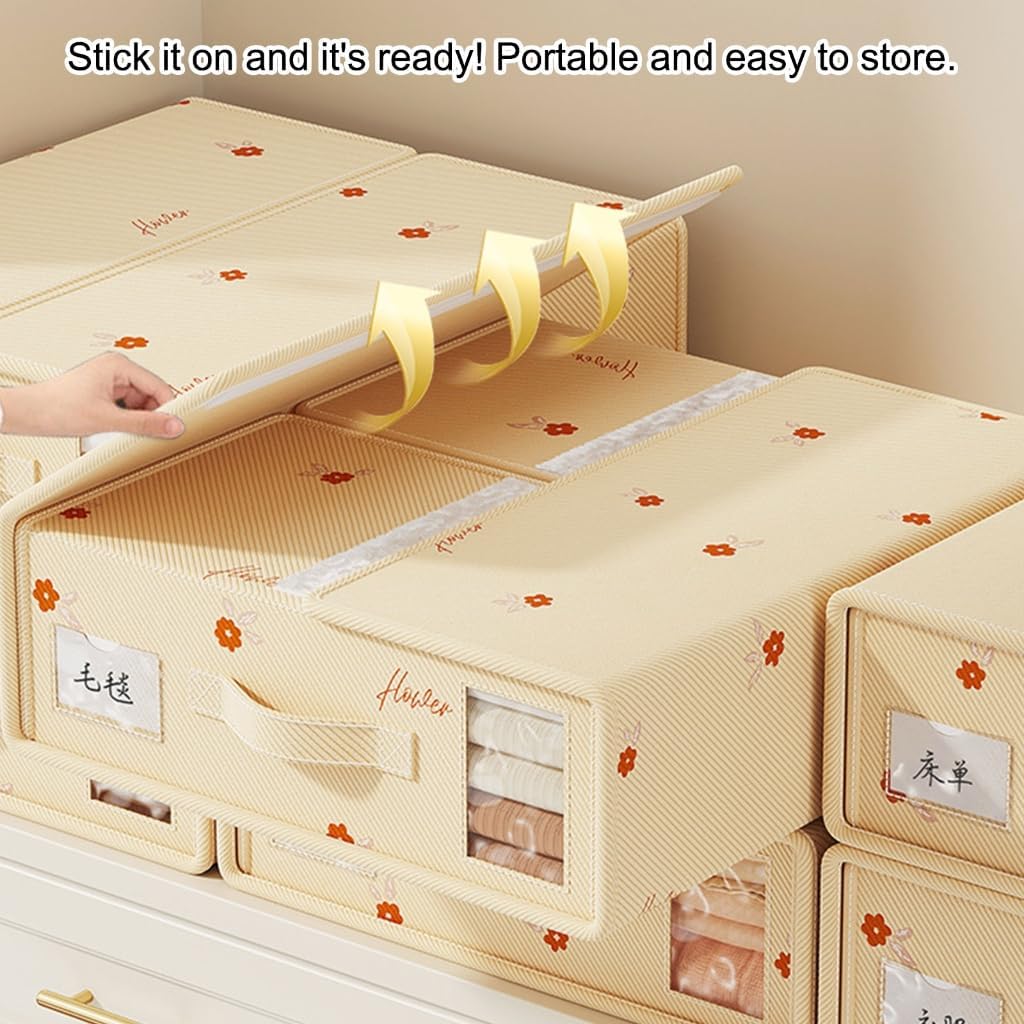 Ventilated Not Interlaced Pliable Planner Box Clear Window Compartment Home Bedroom Closet Storage Answer
