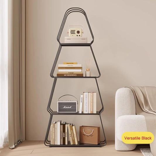 Bookshelf,display cabinet,modern bookshelf,metal bookshelf,room decor,rustic bookshelf,open shelf bookcase,geometric bookcase,metal bookcase,bedroom bookshelf,book shelves for living room(Versatile Bl